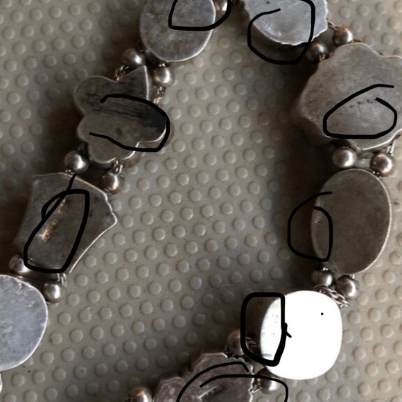 REAL RARE SHARAVESHK INDIA 925 SOLID BRACELET - Picture 5 of 6